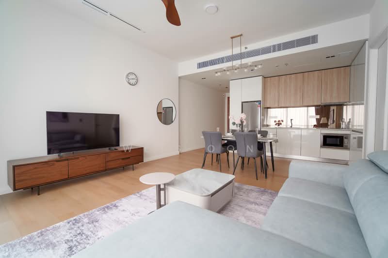 Service Residence for Rent at TRX Residences - Weis Oon - Living Room - PropertyGuru.com.my