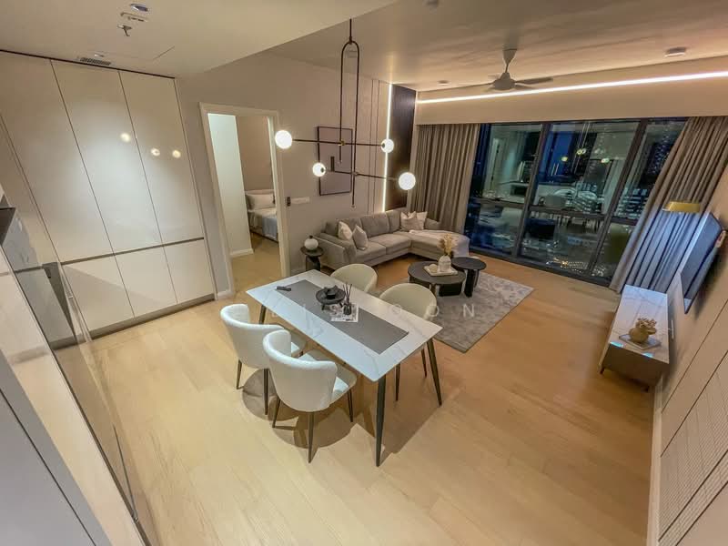 Servis Apartment untuk Disewa di TRX Residences - Weis Oon - Living Room - PropertyGuru.com.my