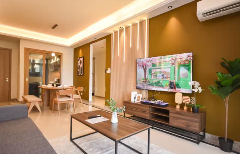 Service Residence for Sale at Mesahill - Vinnie Tang - Living Room - PropertyGuru.com.my