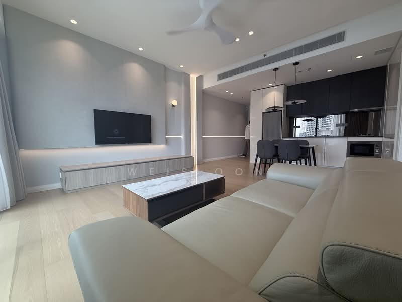 Servis Apartment untuk Disewa di TRX Residences - Weis Oon - Living Room - PropertyGuru.com.my