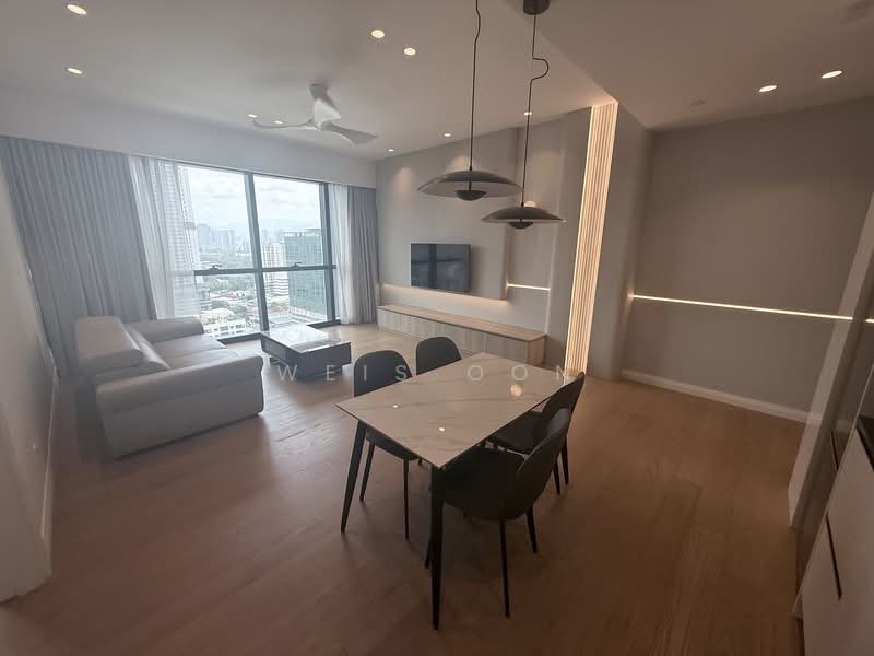 Servis Apartment untuk Disewa di TRX Residences - Weis Oon - Living Room - PropertyGuru.com.my