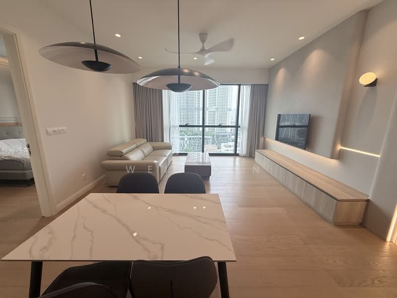 Servis Apartment untuk Disewa di TRX Residences - Weis Oon - Living Room - PropertyGuru.com.my