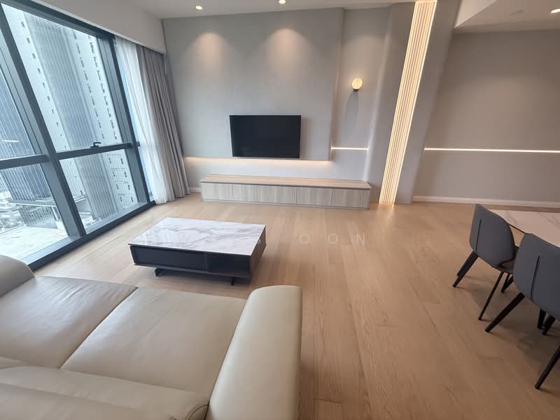 Servis Apartment untuk Disewa di TRX Residences - Weis Oon - Living Room - PropertyGuru.com.my