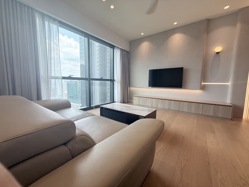 Servis Apartment untuk Disewa di TRX Residences - Weis Oon - Living Room - PropertyGuru.com.my
