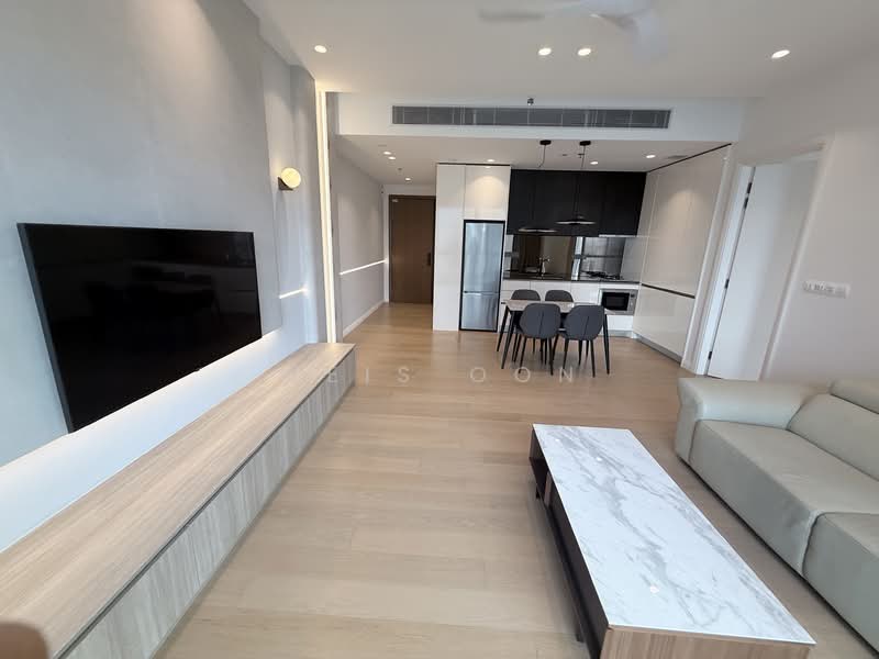 Servis Apartment untuk Disewa di TRX Residences - Weis Oon - Living Room - PropertyGuru.com.my