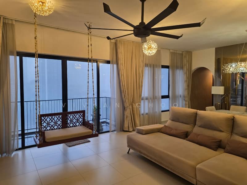 Condominium for Sale at ALIX Residences - Vivian Choo - Living Room - PropertyGuru.com.my