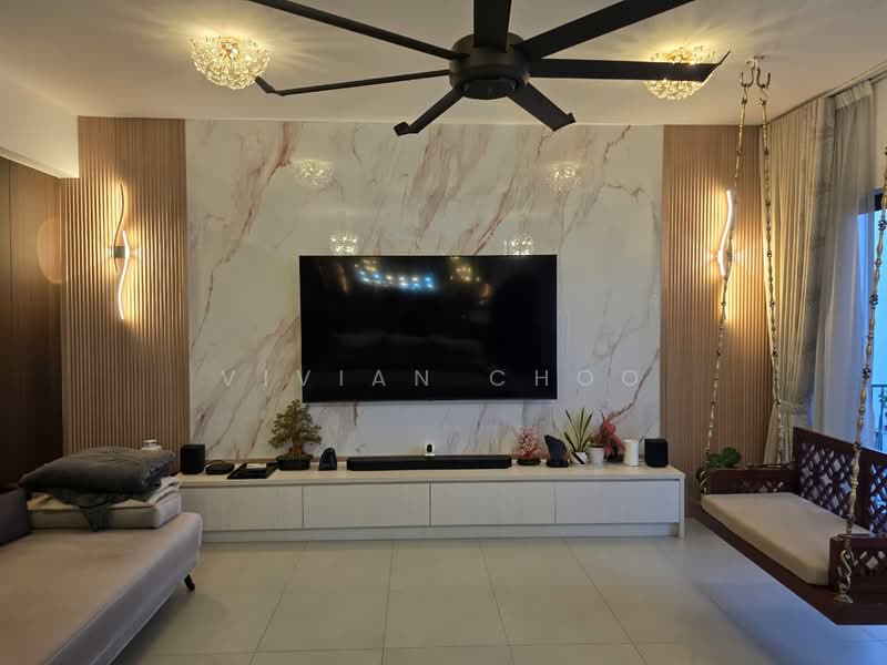 Condominium for Sale at ALIX Residences - Vivian Choo - Living Room - PropertyGuru.com.my