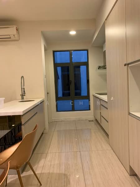 Servis Apartment untuk Dijual di Eve Suite / NZX Square - May Chen - Kitchen - PropertyGuru.com.my