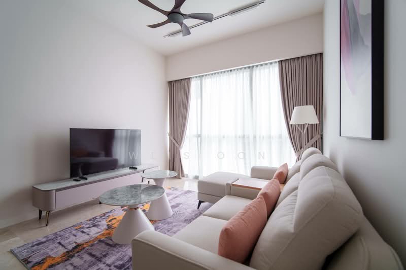 Servis Apartment untuk Disewa di TRX Residences - Weis Oon - Living Room - PropertyGuru.com.my