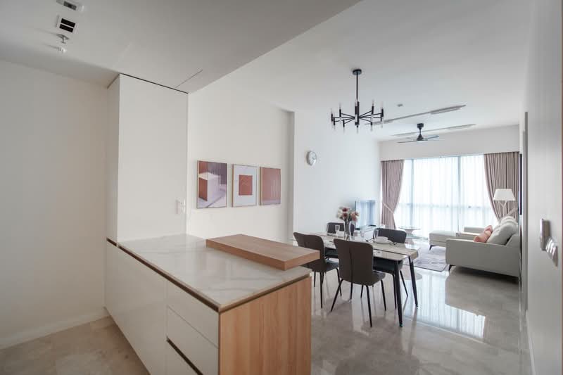 Servis Apartment untuk Disewa di TRX Residences - Weis Oon - Living Room - PropertyGuru.com.my
