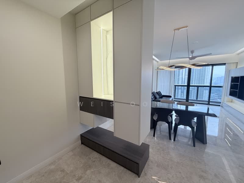 Servis Apartment untuk Disewa di TRX Residences - Weis Oon - Living Room - PropertyGuru.com.my