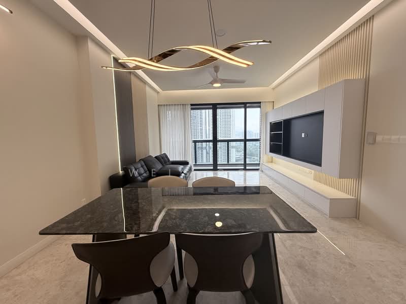 Servis Apartment untuk Disewa di TRX Residences - Weis Oon - Living Room - PropertyGuru.com.my