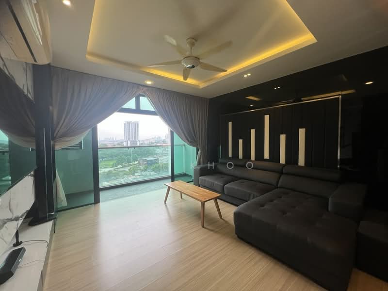 Servis Apartment untuk Dijual di Sky Loft Premium Suites - Sky Khoo - Living Room - PropertyGuru.com.my