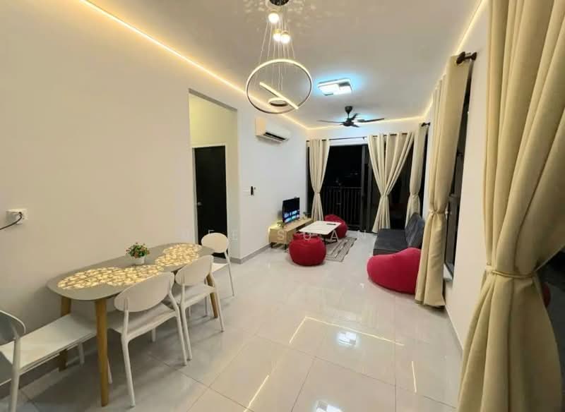 Servis Apartment untuk Disewa di The Birch - Bee Suan - Living Room - PropertyGuru.com.my