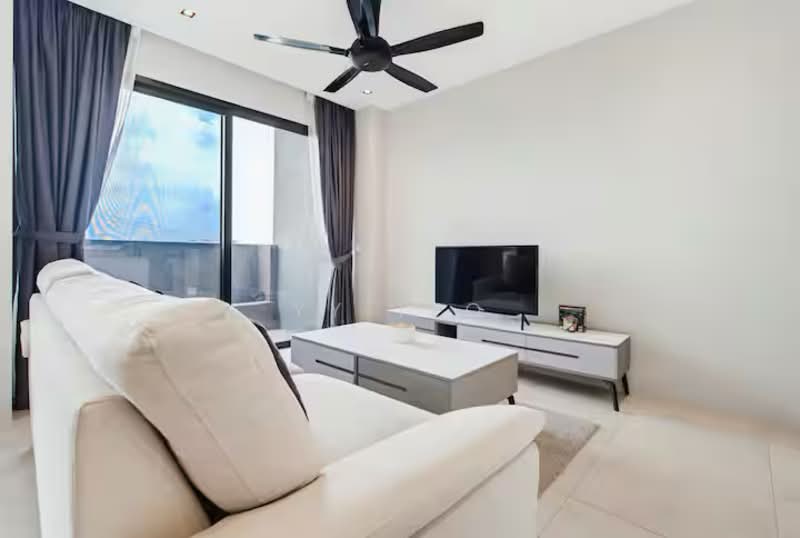 Servis Apartment untuk Dijual di Astetica Residences - YY Teo - Living Room - PropertyGuru.com.my