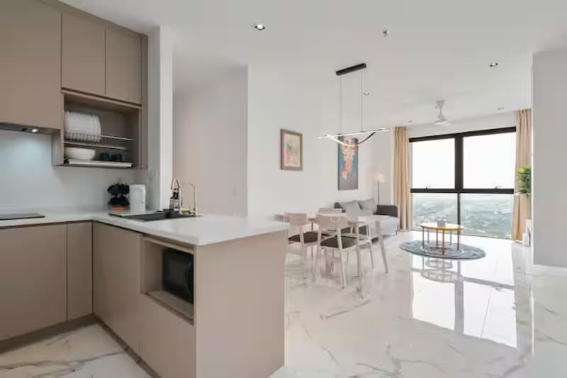 Servis Apartment untuk Dijual di Astetica Residences - YY Teo - Kitchen - PropertyGuru.com.my