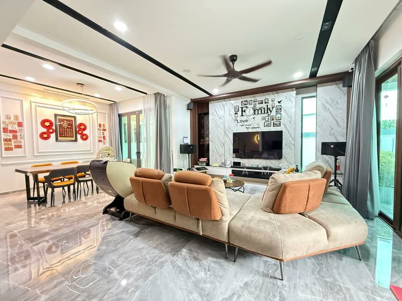 Semi-Detached House for Sale in Setia Impian (Setia Alam) - Lewis Tam - Living Room - PropertyGuru.com.my