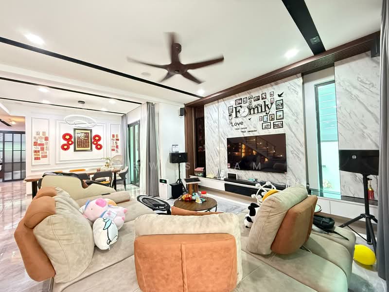 Semi-Detached House for Sale in Setia Impian (Setia Alam) - Lewis Tam - Living Room - PropertyGuru.com.my