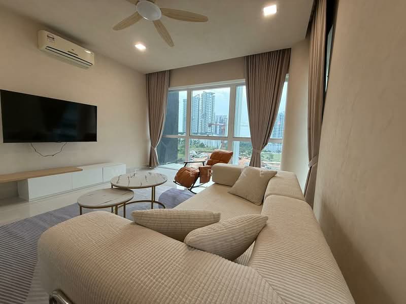 Condominium for Rent at Medini Signature - Werner Kee - Living Room - PropertyGuru.com.my