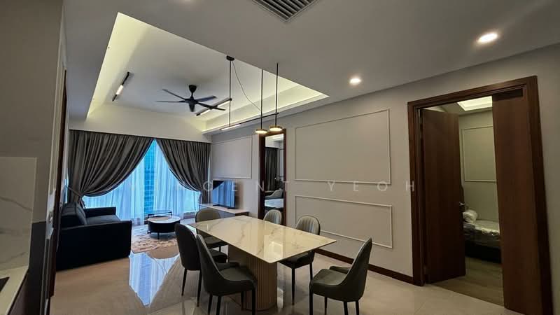 Servis Apartment untuk Disewa di Core Residence @ TRX - Vincent Yeoh - Living Room - PropertyGuru.com.my