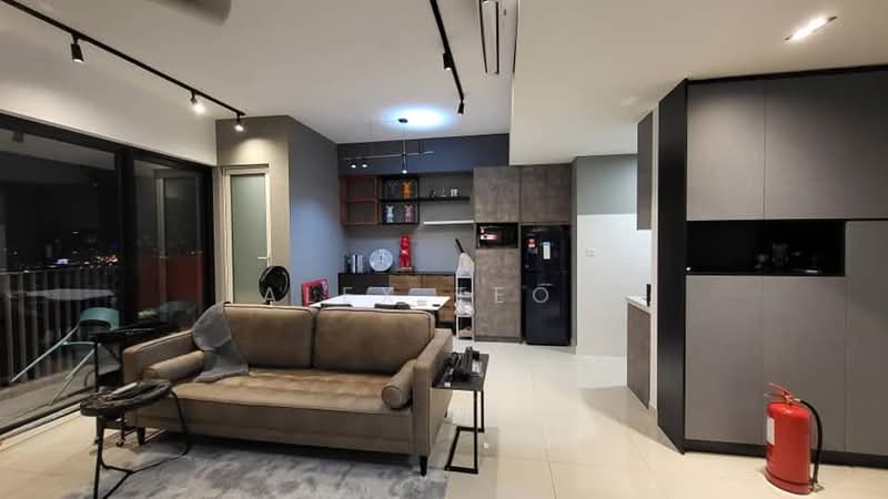 Service Residence for Sale at Verde - Alex Teow - Living Room - PropertyGuru.com.my