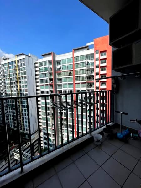 Servis Apartment untuk Dijual di Greenfield Regency - Calvin Lee - Balcony - PropertyGuru.com.my