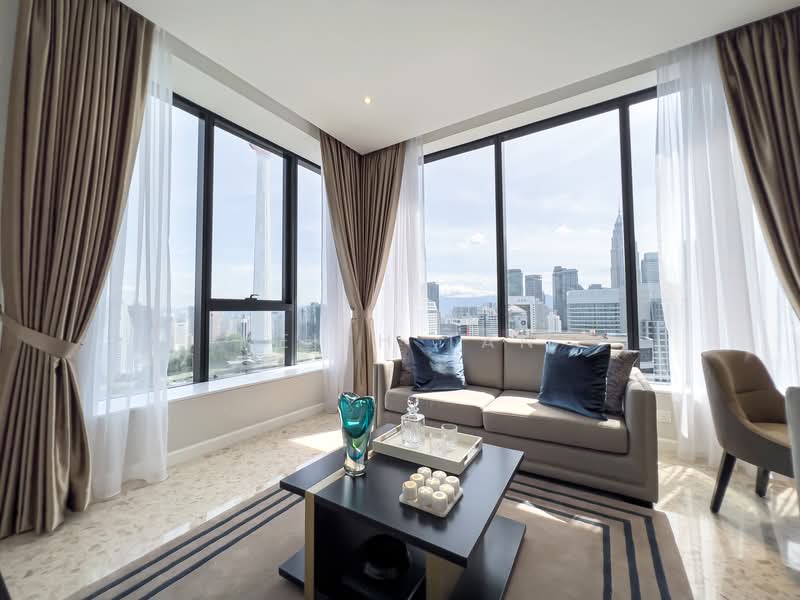 Service Residence for Rent at Pavilion Ceylon Hill - Keith Tan - Living Room - PropertyGuru.com.my