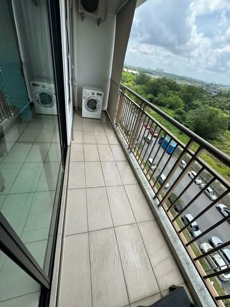 Servis Apartment untuk Dijual di The Garden Residences - Eva Siow - Balcony - PropertyGuru.com.my