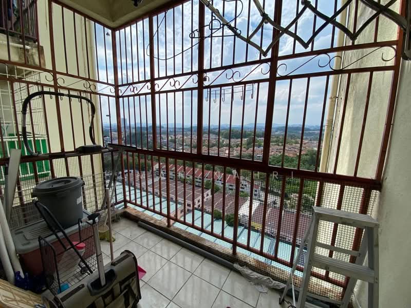 Apartment for Sale at Pangsapuri Damai Mewah B - Ilman Nahri - Balcony - PropertyGuru.com.my