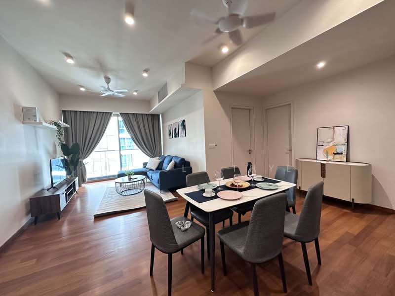 Service Residence for Sale at Stonor 3 - Lincoln Thye - Living & Dining Area - PropertyGuru.com.my