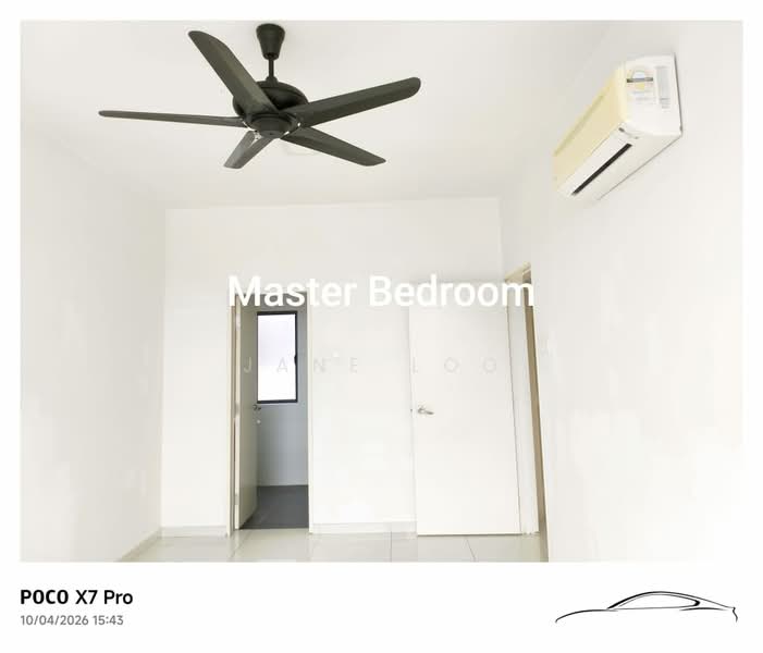 Service Residence for Rent at Zeva @ Equine South - Jane Loo - Master Bedroom - PropertyGuru.com.my