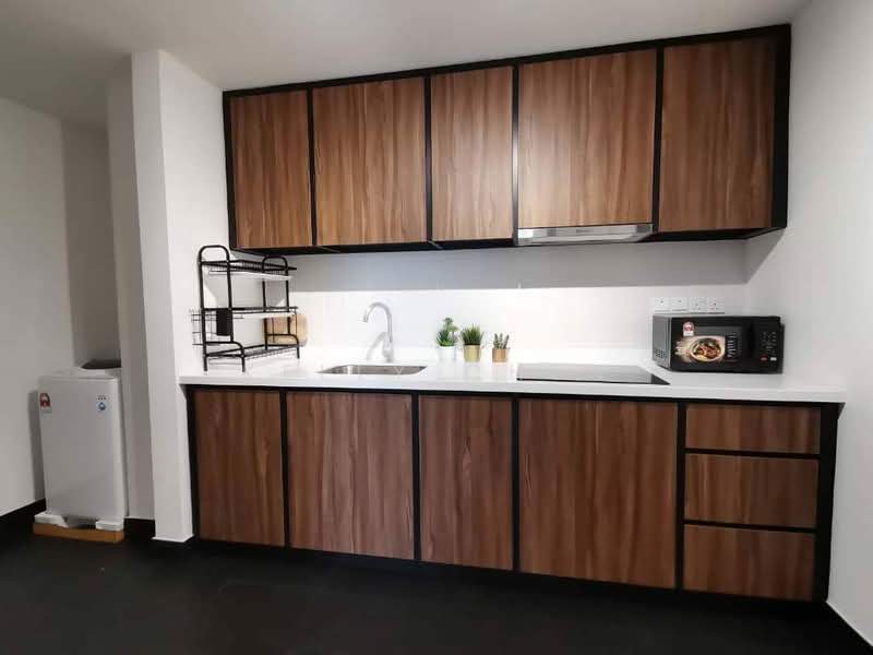 Service Residence for Rent at UNA Serviced Apartment - Kelly Chen - Kitchen - PropertyGuru.com.my