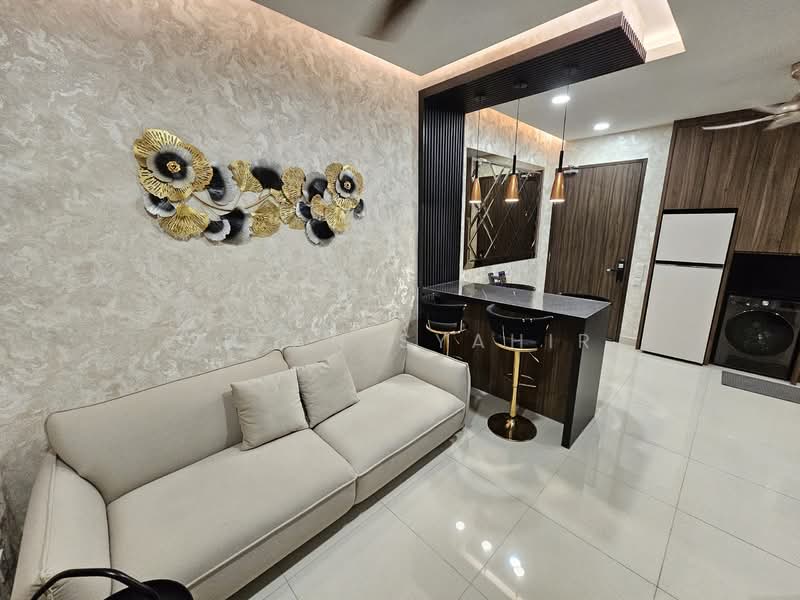 Service Residence for Sale at Henna Residence @ The Quartz WM - Affan Syahir - Living Room - PropertyGuru.com.my