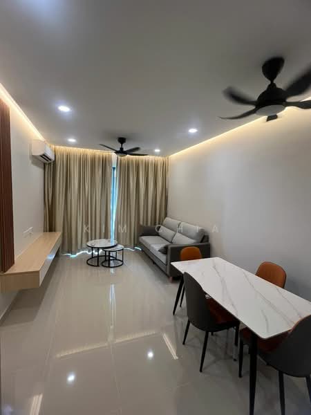 Servis Apartment untuk Disewa di Baron Residence @ Lake City - Kim Chia - Living Room - PropertyGuru.com.my