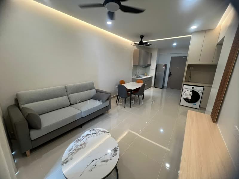 Servis Apartment untuk Disewa di Baron Residence @ Lake City - Kim Chia - Living Room - PropertyGuru.com.my