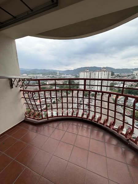 Condominium for Rent at Ampang Damai Condominium - Kok Wah Captain - Balcony - PropertyGuru.com.my