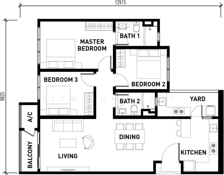 Service Residence for Rent at Sunway Belfield - Siew June Loke - PropertyGuru.com.my