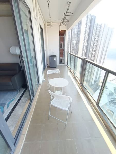 Service Residence for Rent at R&F Princess Cove Phase 1 - Vison Foo - Balcony - PropertyGuru.com.my