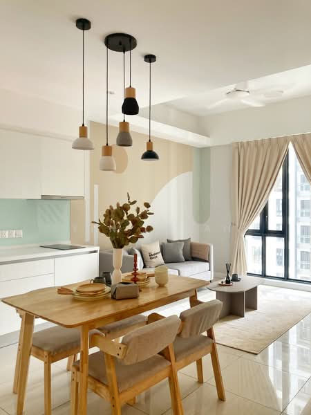 Service Residence for Rent at The Sentral Suites - Yen Cheah - Living Room - PropertyGuru.com.my