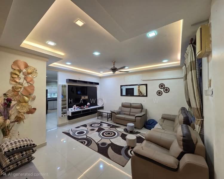 Rumah Teres untuk Dijual di Jenjarom (Selangor) - Shawn Seow - Living Room - PropertyGuru.com.my