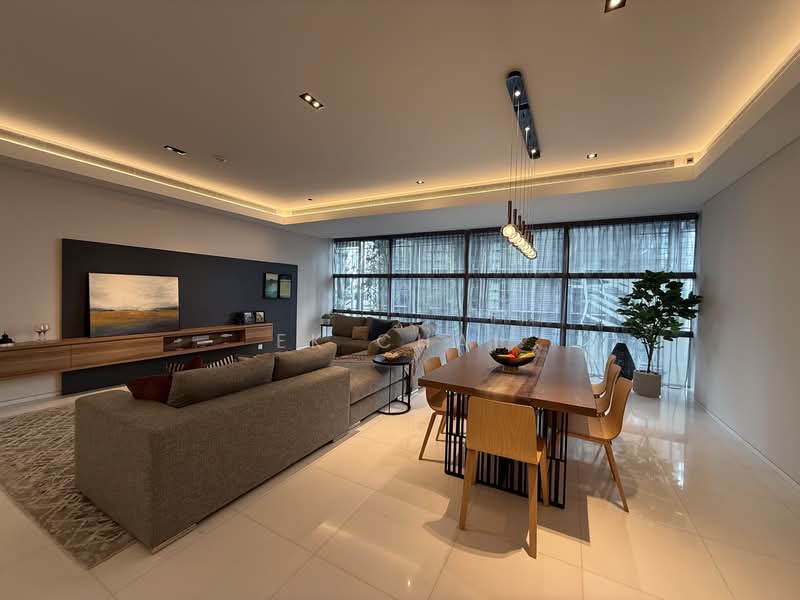 Kediaman Servis untuk Dijual di Le Nouvel KLCC - EK Chai - Living Room - PropertyGuru.com.my
