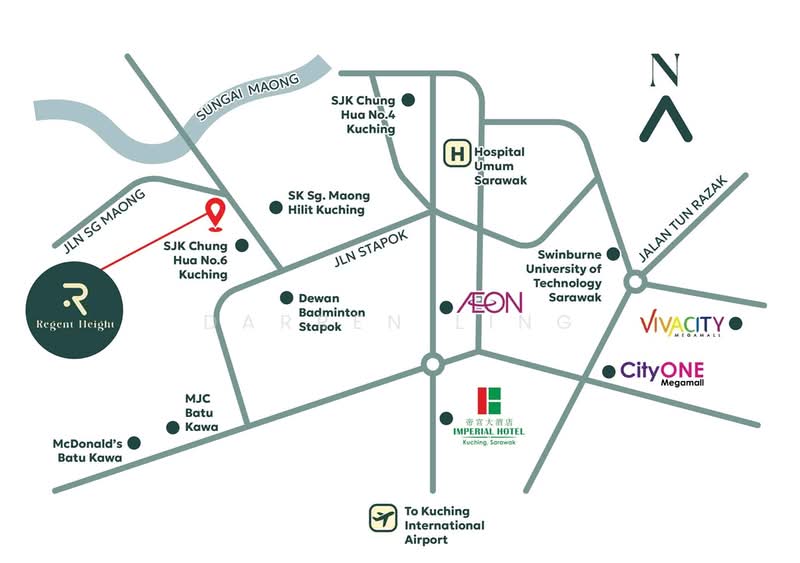 Rumah Berkembar untuk Dijual di Kuching (Sarawak) - Darren Ling - PropertyGuru.com.my