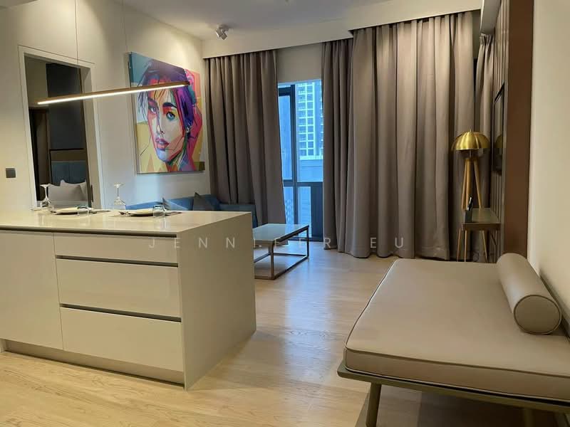 Service Residence for Sale at Star Residences One - Jennifer Eu - Living Room - PropertyGuru.com.my