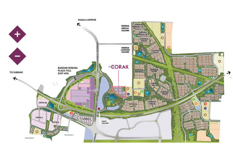 Untuk Dijual BANDAR SERENIA, THE CORAK