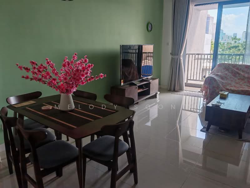 Condominium for Rent at One Cochrane Residence - Melody Soong - Living Room - PropertyGuru.com.my