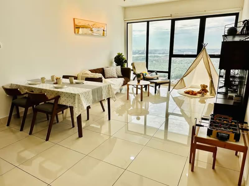 Servis Apartment untuk Dijual di Southkey Mosaic - Phoebe Foo - Living Room - PropertyGuru.com.my