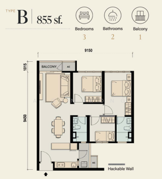 Servis Apartment untuk Dijual di M Aspira - Aiden Kong - PropertyGuru.com.my