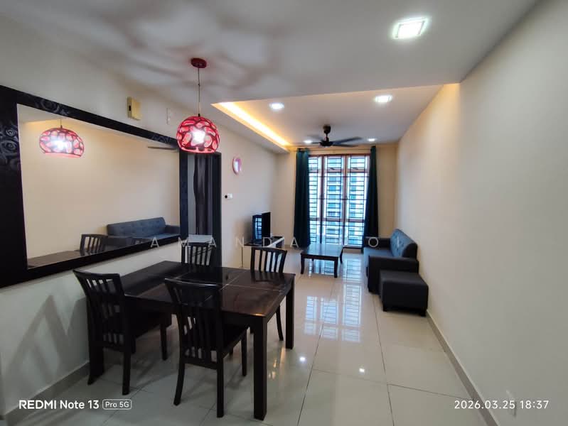 Service Residence for Rent at D'Ambience Residences (Pangsapuri Ikatan Flora) - Amanda Moi - Living Room - PropertyGuru.com.my