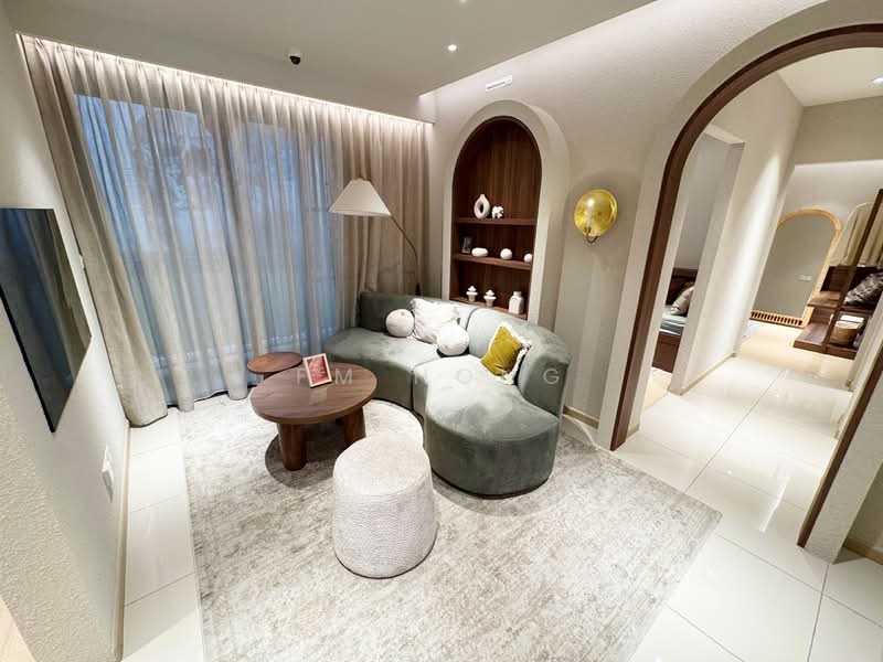 Servis Apartment untuk Dijual di Armani Residence - FM Hong - Living Room - PropertyGuru.com.my