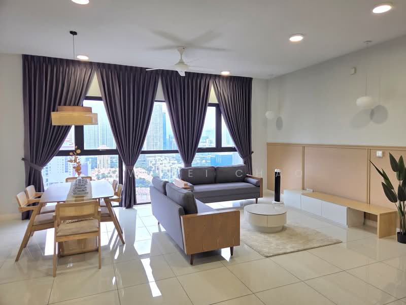 Kondominium untuk Disewa di Secoya Residence - Low Wei Chao - Living Room - PropertyGuru.com.my